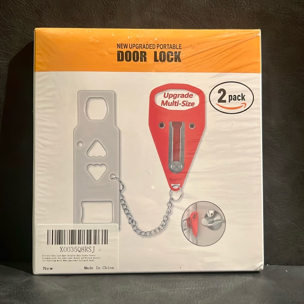 NWT Portable Door Lock (2-Pack)